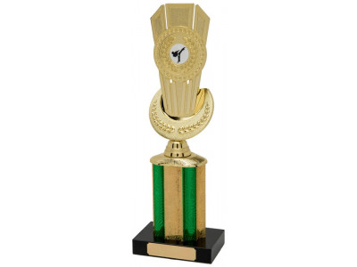 Pool Triple Shard Gold Column Trophy...