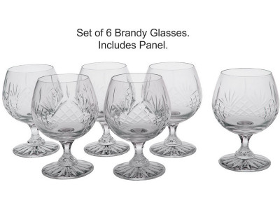 Set of 6 Brandy Glasses