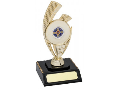 Rugby Riser Gold Trophy 16cm