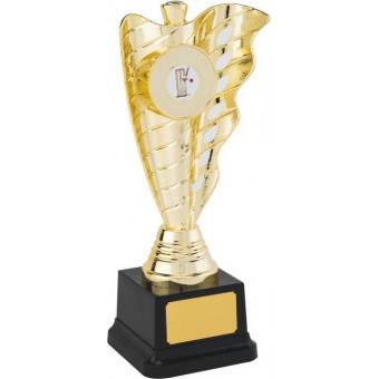 Rugby Wave Gold Trophy 25.5cm