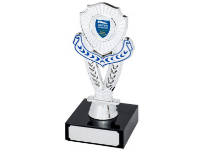 Social Mounted Shield Silver Trophy...