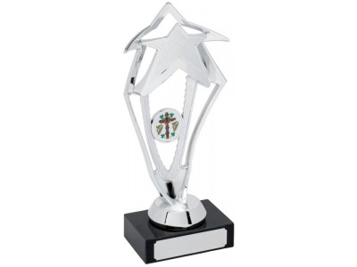 Social Elevated Star Silver Trophy...