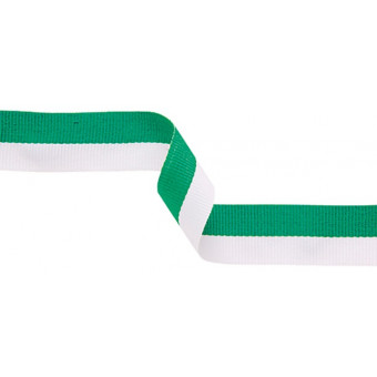 Ribbon Green/White