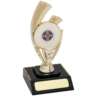Soccer Riser Gold Trophy 16cm