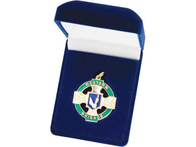 Recessed Medal Box Blue Velvet, 78 x...