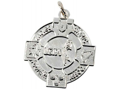 Gaelic LGFA Plain 33mm Silver Medal