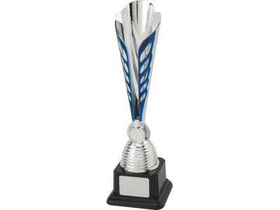 Ty-Cone Silver and Blue Trophy 39cm