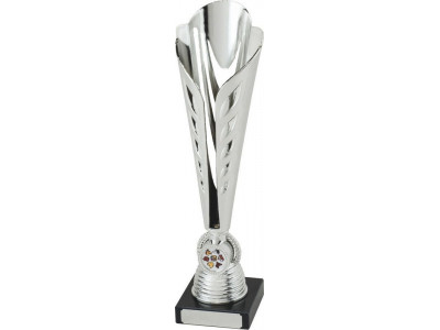 Badminton Ty-Cone Silver Trophy 32cm