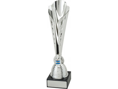 Soccer Ty-Cone Silver Trophy 36.5cm