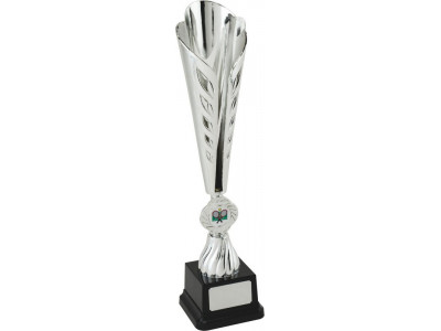 Soccer Ty-Cone Silver Trophy 38.5cm