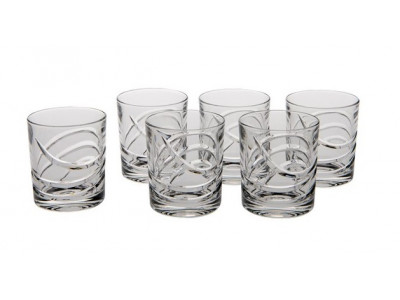 6 Whiskey Glasses 9.5cm