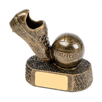 Bronze GAA Boot and Ball...