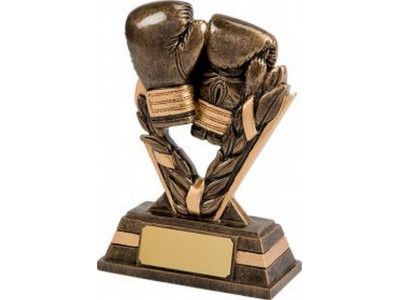 Boxing Gloves Resin Trophy 14cm