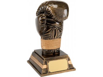 Boxing Glove Resin Trophy Large 19.5cm