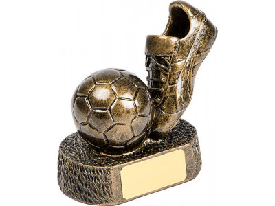 Soccer Bronze Boot and Ball Trophy...