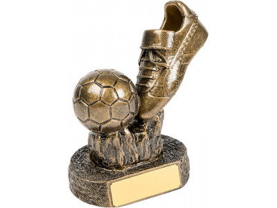Soccer Bronze Boot and Ball Trophy...