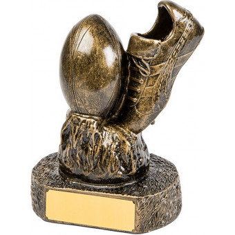 Rugby Boot and Ball Bronze...