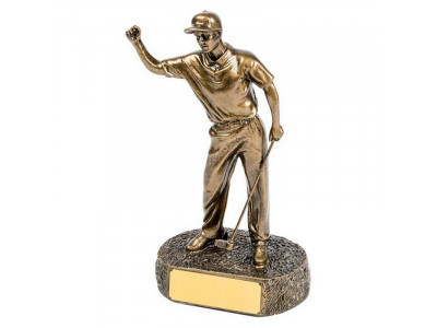 Bronze Golf Figure "Celebration" 22.5cm
