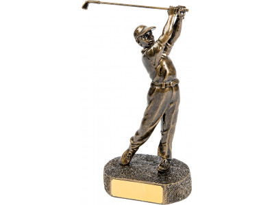 Bronze Golf Figure "High Finish" 25cm