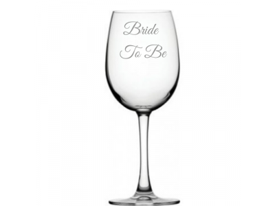 "Bride to Be" Personalised Wine Glass