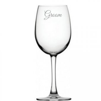 "Groom" Personalised Wine...