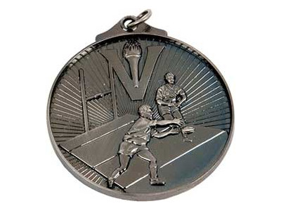 Rugby 3D Torch Antique Silver Medals
