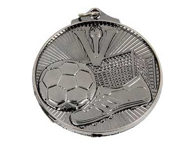 Soccer 3D Torch Antique Silver Medals