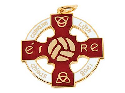 Gaelic Ball Celtic Cross Pierced Red...