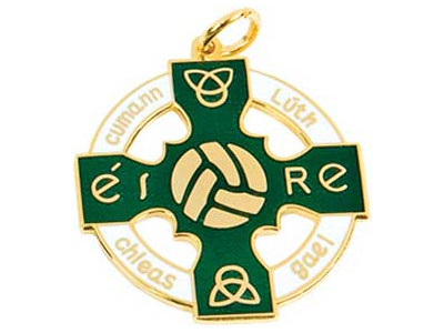 Gaelic Ball Celtic Cross Pierced...