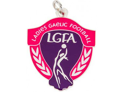 Gaelic LGFA Shield Enamel 35mm Silver...