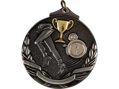 3D Runner Deluxe Medals Antique Silver