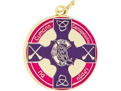 Camogie Celtic Cross Enamel Gold Medal