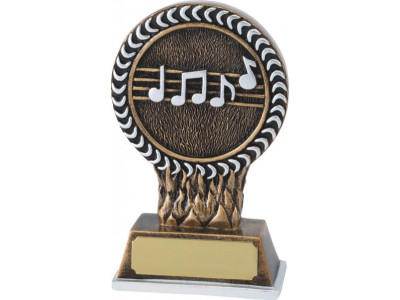 Music Resin Trophy 12.5cm