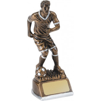 Male Soccer Resin Trophy 20cm