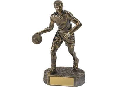 Male Bronze Basketball Resin 24.5cm