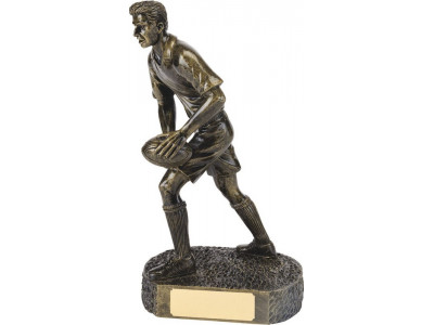 Bronze Rugby Figure Large 26.5cm