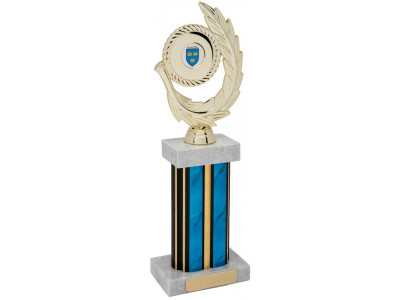 Laurel Disc Holder Column Trophy 32cm