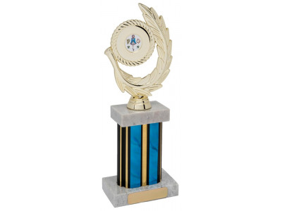 Laurel Disc Holder Column Trophy 29.5cm