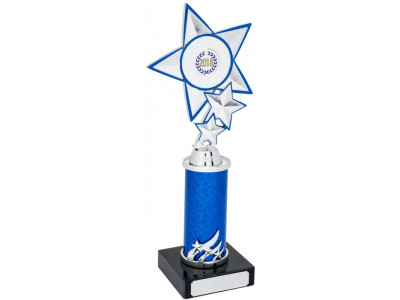 Camogie Stacked Star Blue and Silver...
