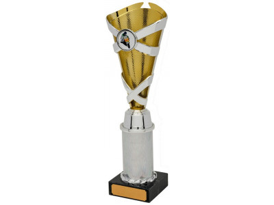Camogie Banded Cone Silver and Gold...
