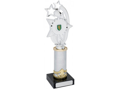 Shooting Star Silver Column Trophy...