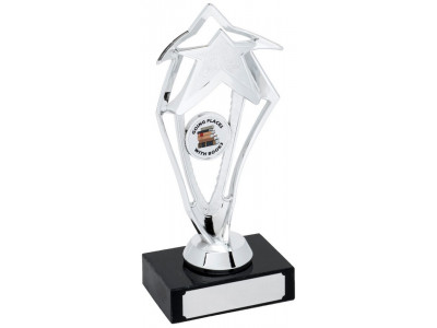 Elevated Star Silver Trophy 17cm