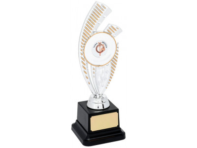 Darts Riser Silver Trophy 21cm