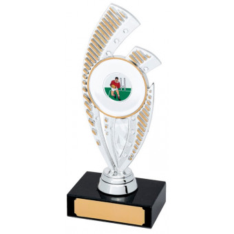Darts Riser Silver Trophy...