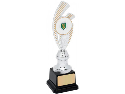 Gaelic Football Riser Silver Trophy 26cm
