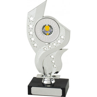 Flame Silver Trophy 19cm