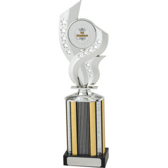 Flame Silver Column Trophy...