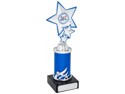 Gymnastics Stacked Star Blue and...