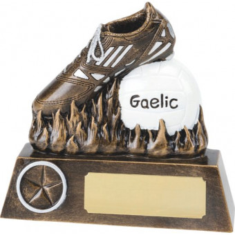 Resin GAA Boot Trophy 13cm