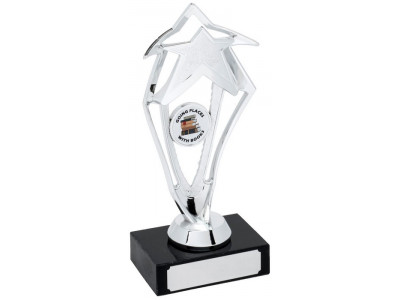 Hurling Elevated Star Silver Trophy 17cm